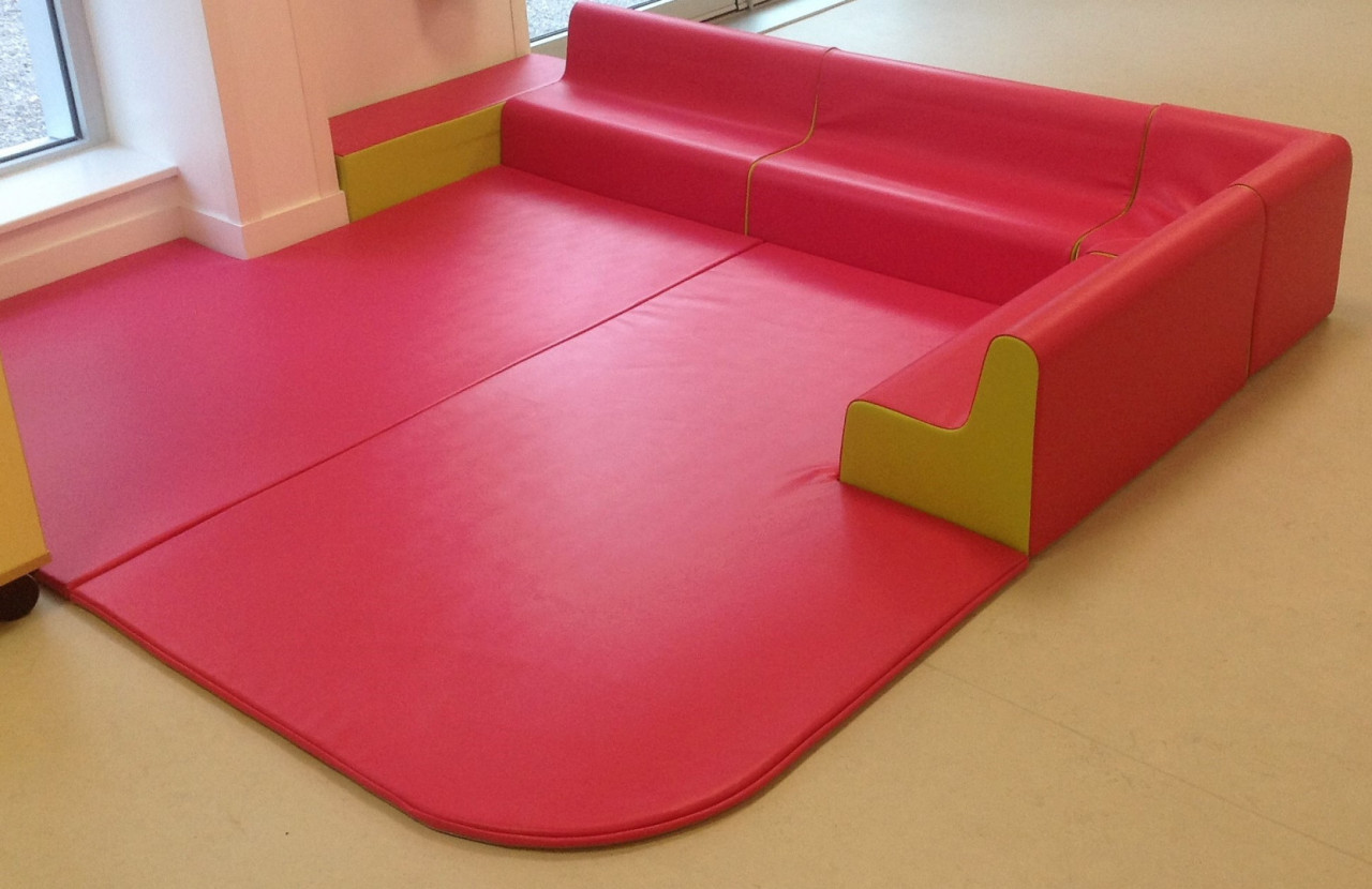 3c Ensemble banquette et chauffeuse d'angle assise 170 mm
