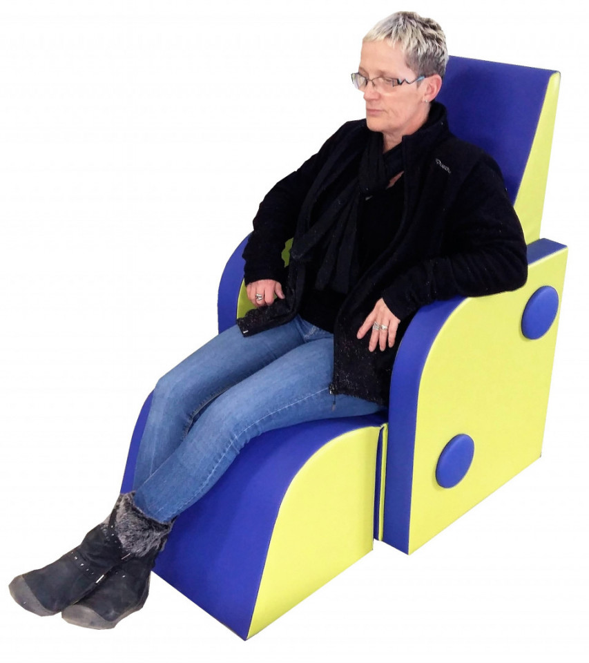 20 Chauffeuse adulte avec accoudoirs pliable surveillance de sièste