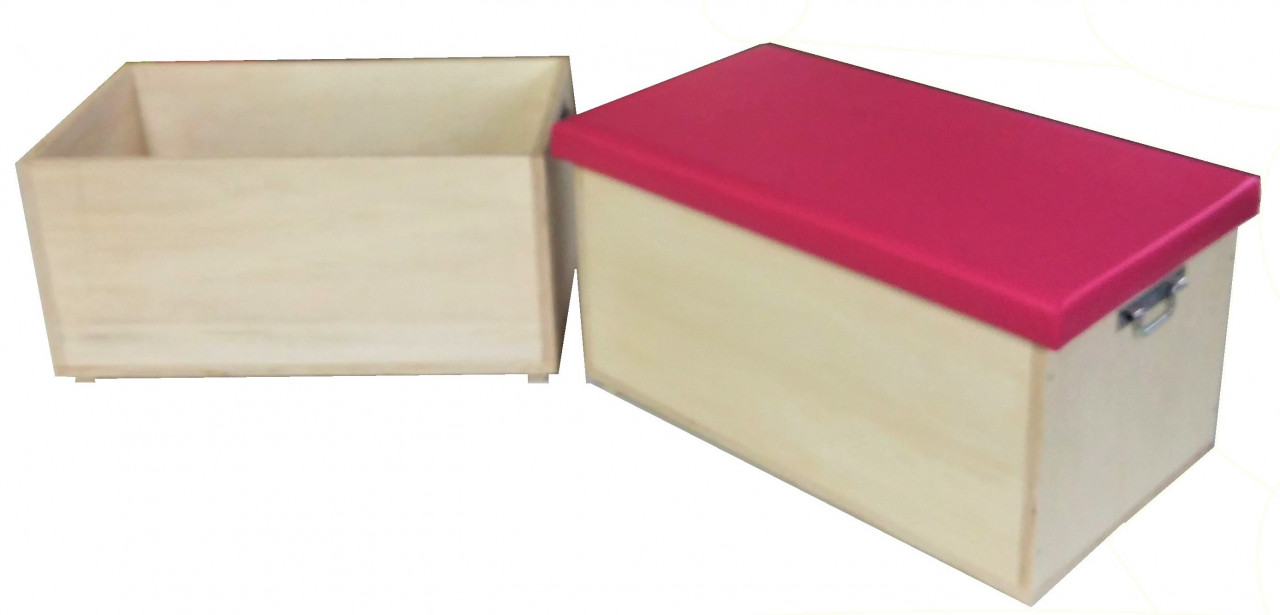 Caisse bois et assise mousse (3)